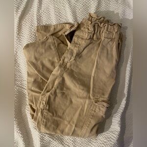 ZARA khaki cargo pants women’s size 4